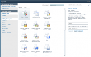 SharePoint - stavebné prvky/objekty 35